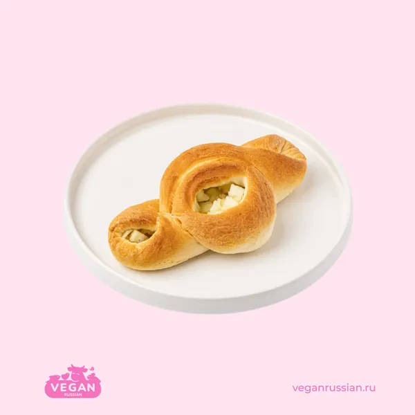 Булочка с яблоком постная ВкусВилл 100 г