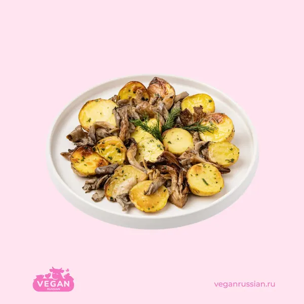 Картофель мини запеченный с вешенками ВкусВилл 200 г