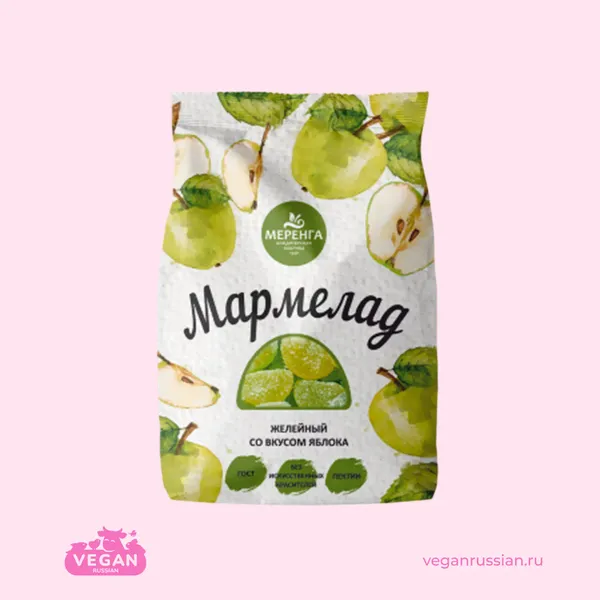 Мармелад желейный со вкусом яблока Меренга 300 г