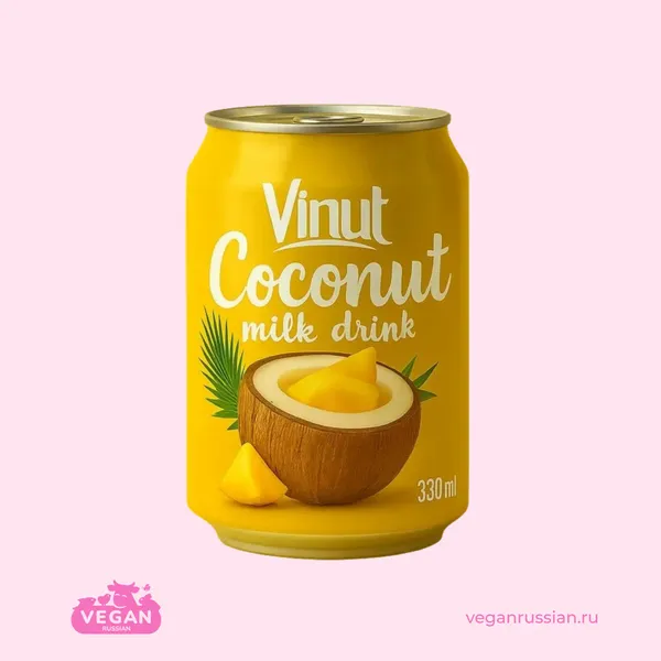 Молоко кокосовое со вкусом ананаса ViNut 330 мл