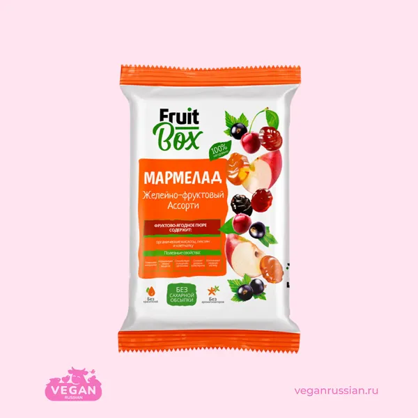 Мармелад желейно-фруктовый ассорти Fruit Box 250 г