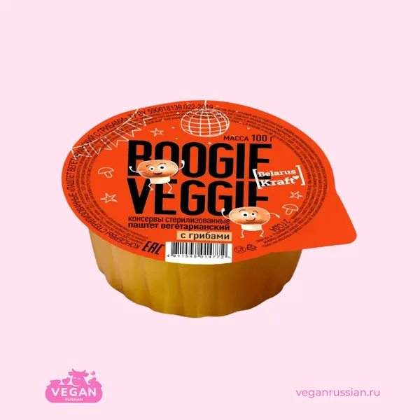 Паштет с грибами вегетарианский Boogie Veggie 100 г