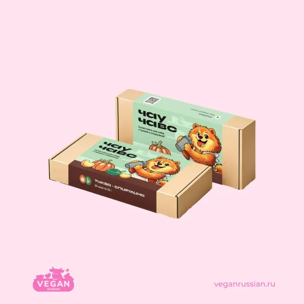 Смесь сухая с тыквой и спирулиной для собак ЧауЧавс 100 г