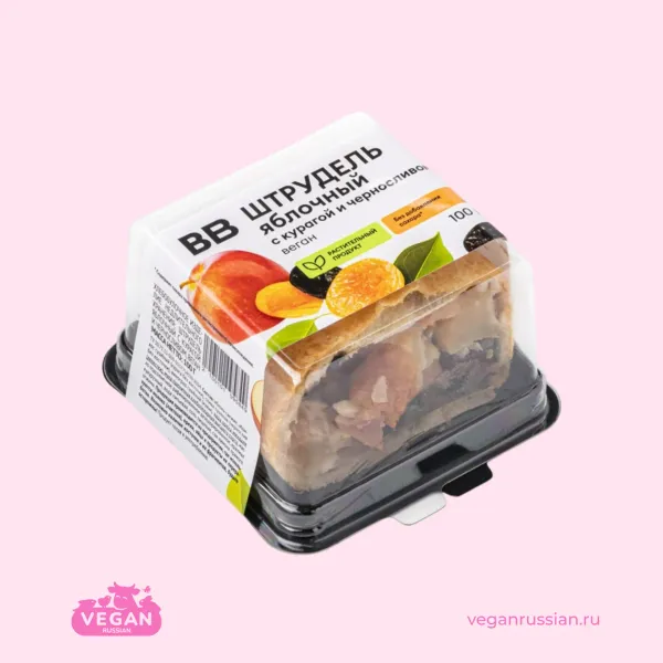 Штрудель яблочный с курагой и черносливом ВкусВилл 100 г